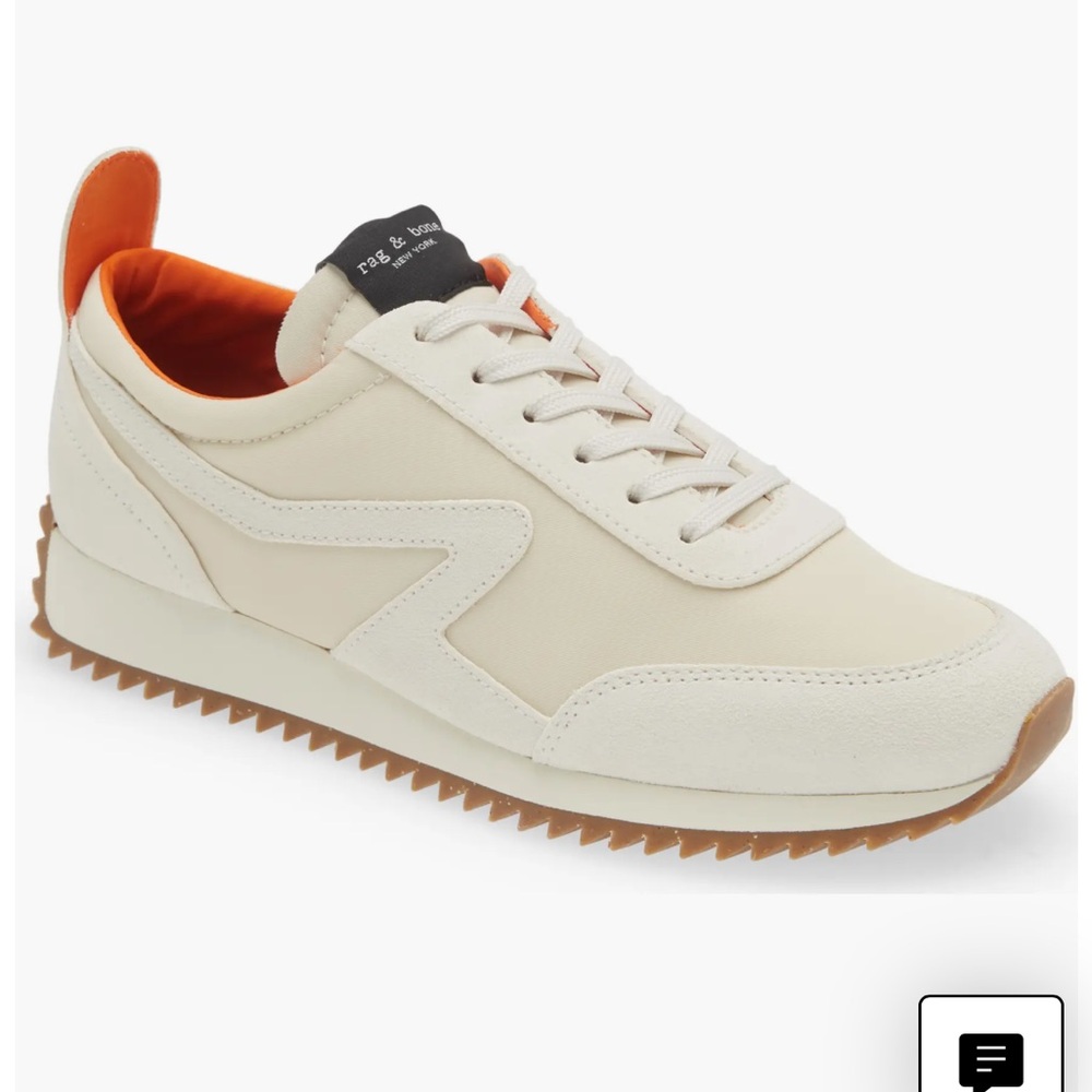 Rag & Bone Retro Runner Sneaker in Vanilla NWT